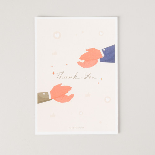 Thank You Note Greeting Card