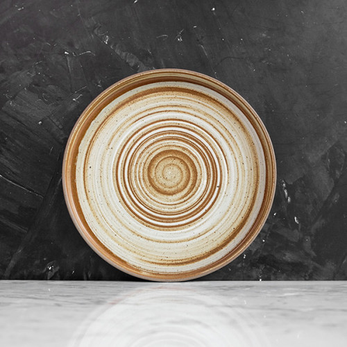 Sandblasted Brown Series Dinnerware Set 5