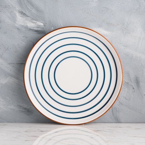 Meiji Blue Swirl Series Dinnerware Set 4