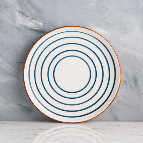 Meiji Blue Swirl Series Dinnerware Set 4