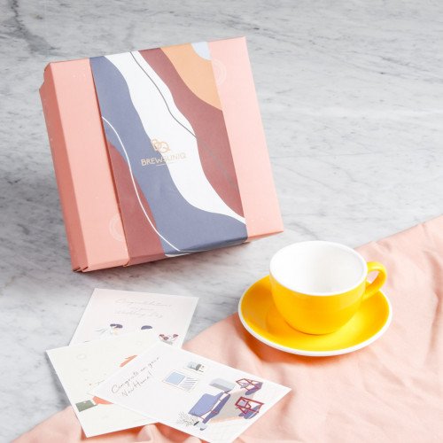 Blissful Set Pink ft. Brew Cup 180cc Yellow