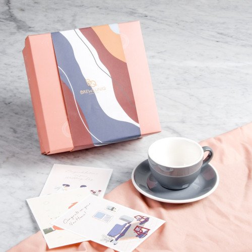 Blissful Set Pink ft. Brew Cup 180cc Grey