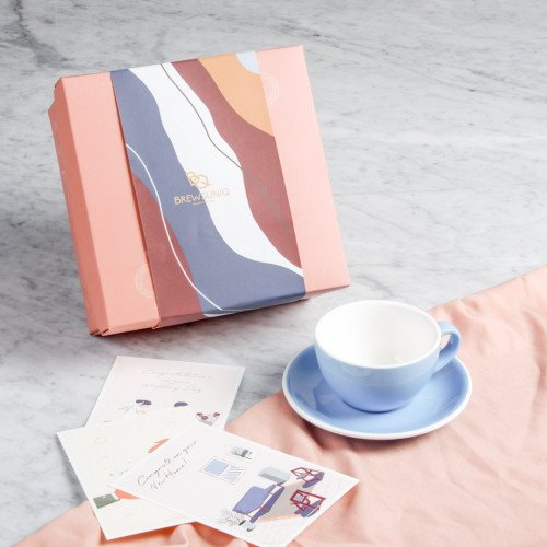 Blissful Set Pink ft. Brew Cup 200cc Blue