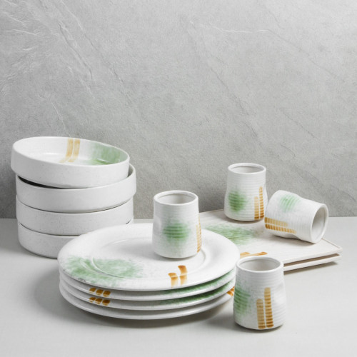 White Serene Dinnerware Set