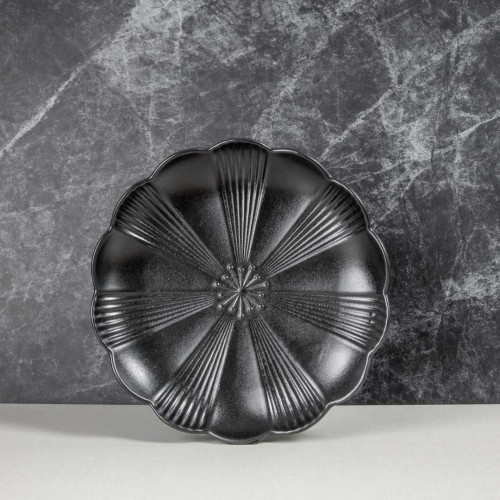 Ikebana Black Dinnerware Set 12