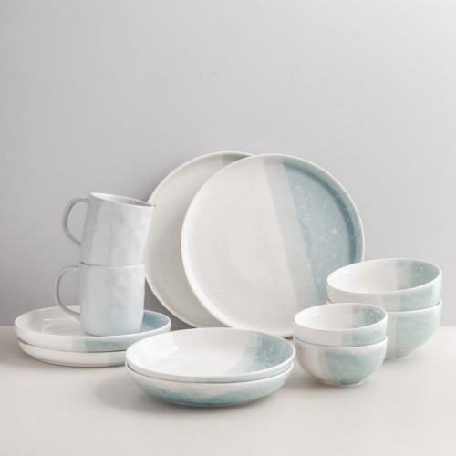 Pastel Blue Dinnerware Set
