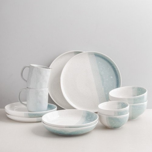 Pastel Blue Dinnerware Set