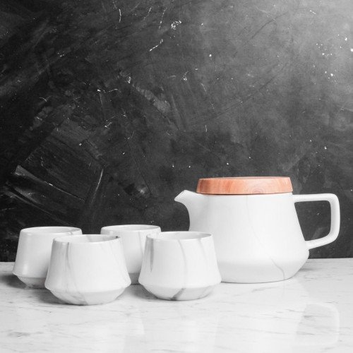 Duquet Tea Set MB04 Marble Art