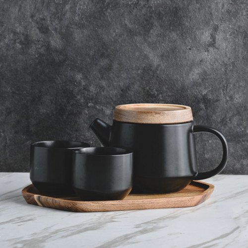 Duquet Tea Set B05 Sepia Black
