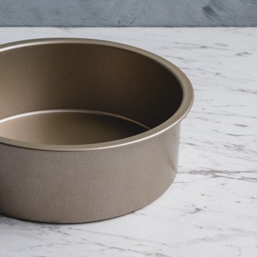 Baking Tray Deep Round Rose Gold 6" 3