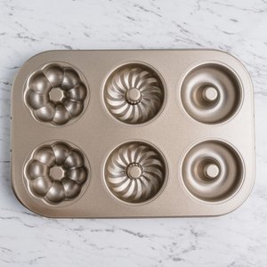 6pcs - Flower Shape Doughnuts Mould
