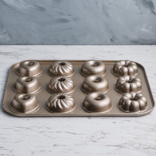 12pcs - Mixed Flowers Doughnuts Mould 3