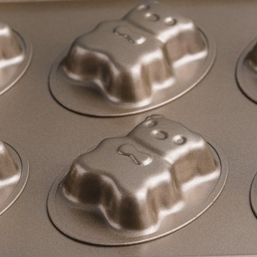 6pcs Cartoon Art Baking Mould - Teddy Bears 3