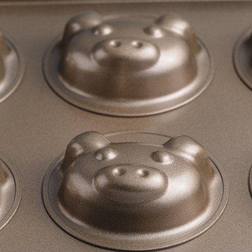 6pcs Cartoon Art Baking Mould - Little Piggies 2