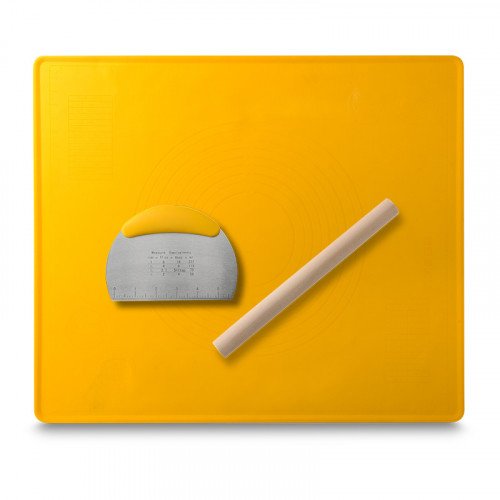 Silicone Baking Mat Set Large Yellow