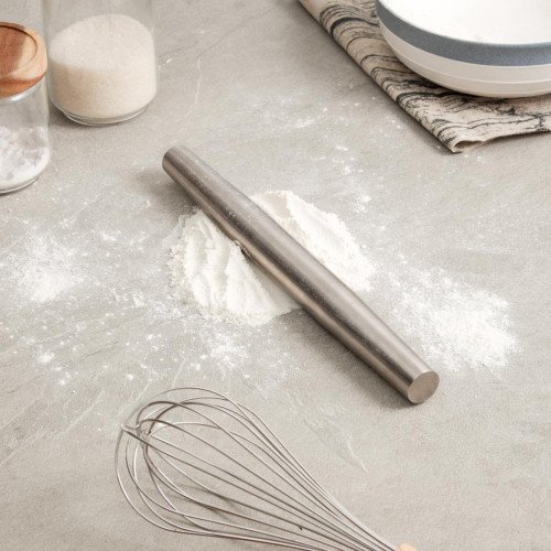 Stainless Steel French Rolling Pin 12" 5