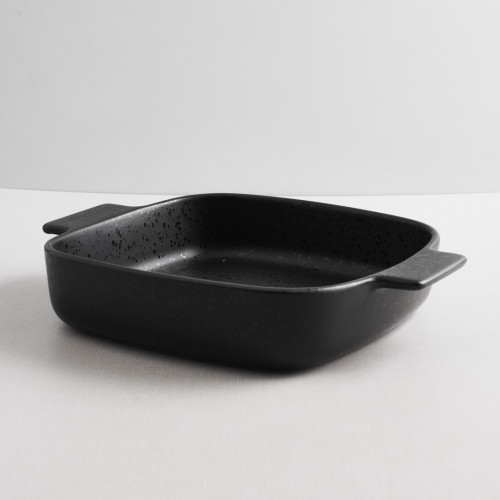 Sango Black Small Square Baker 22.6 x 21.6cm