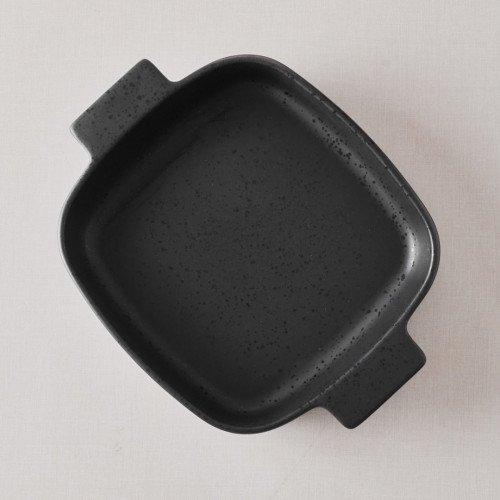 Sango Black Small Square Baker 22.6 x 21.6cm 3