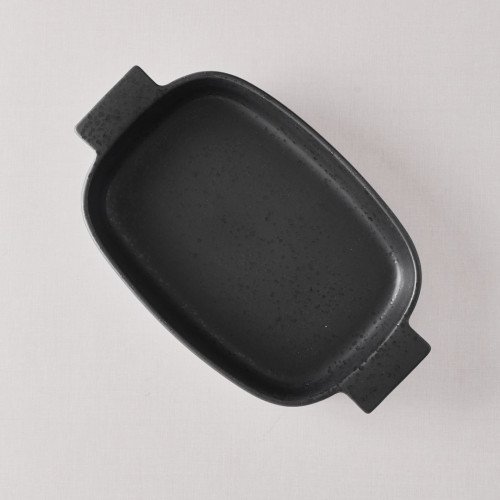 Sango Black Small Rectangular Baker 18.8 x 13.4cm 2