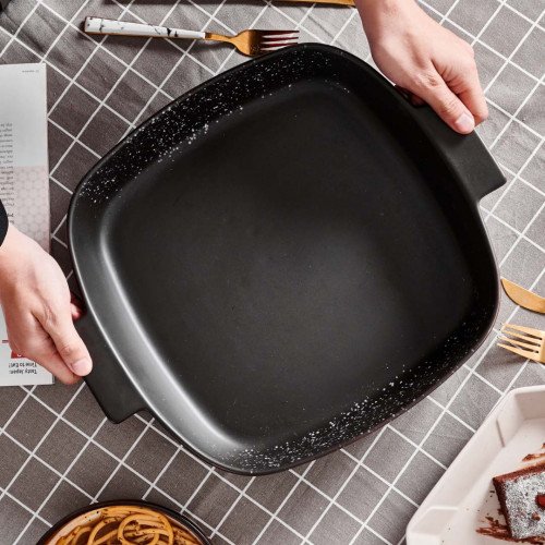 Sango Brown Medium Square Baker 31.4 x 31.4cm 5