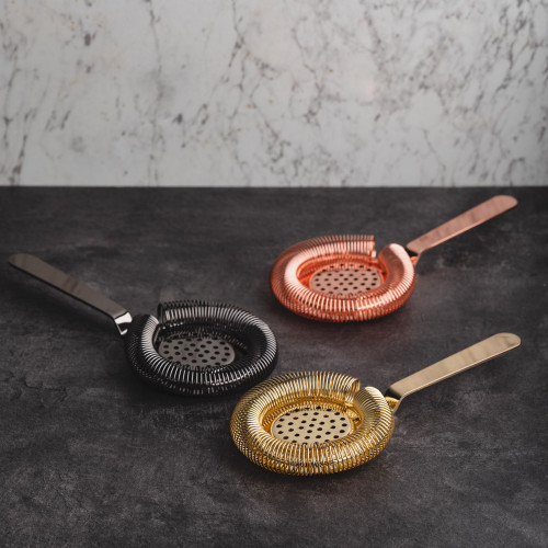 Hawthorne Ice Cocktail Strainer Rose Gold 5