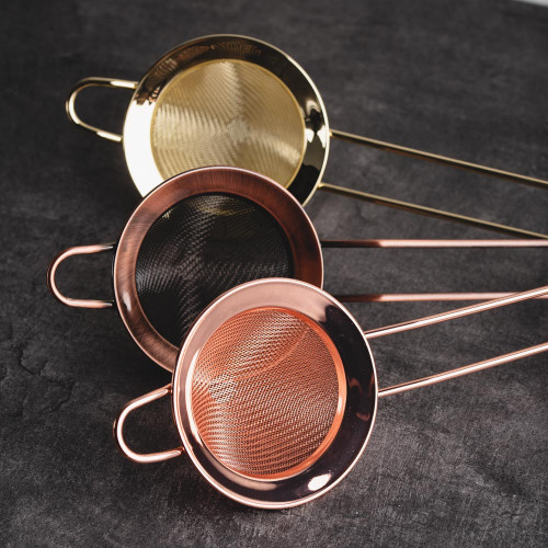 Fine Mesh Ice Cocktail Strainer Rose Gold 6