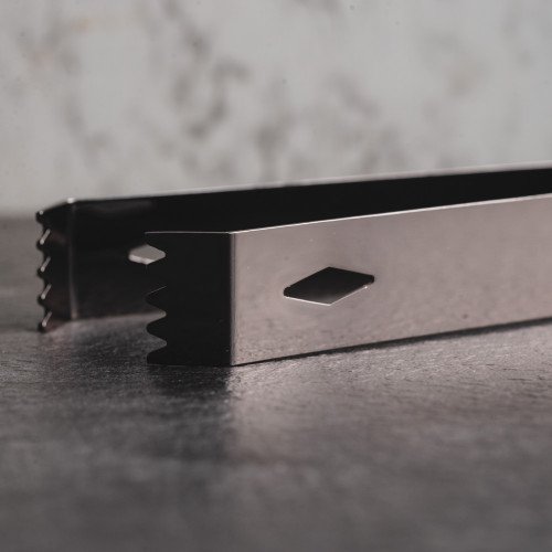 Stainless Steel Ice Tong Black 2