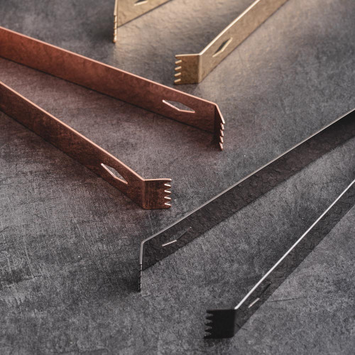 Stainless Steel Ice Tong Black 6