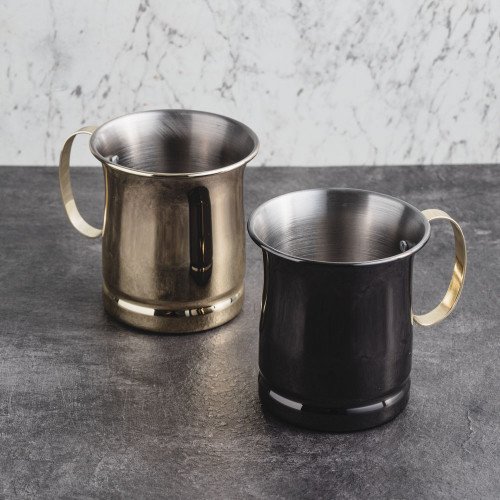 Moscow Mule Cocktail 375ml Tankard Mug Gold 4