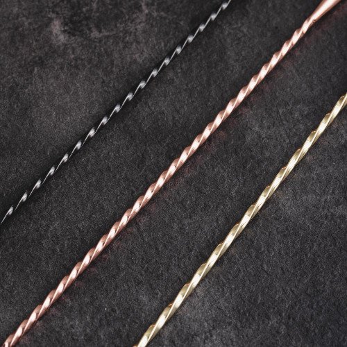 12 inches Cocktail Mixing Spoon Black 7