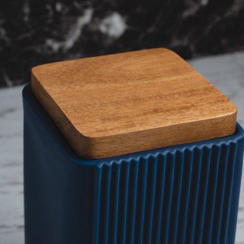 Minimalist Kitchen Canister 1000ml Blue 2