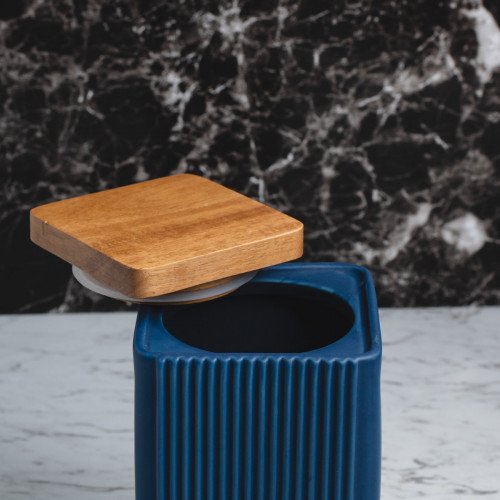 Minimalist Kitchen Canister 1000ml Blue 4