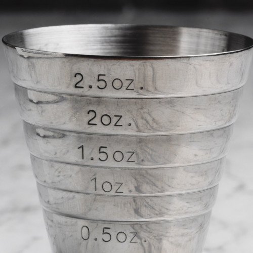 Euro Oneside Jigger 75ml Silver 4