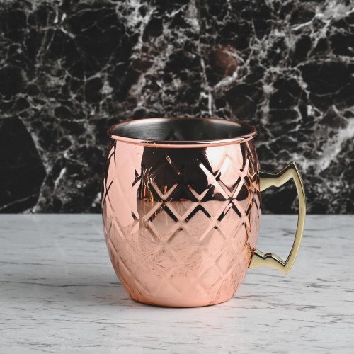 Moscow Mule Diamond 500ml Rose Gold Mug