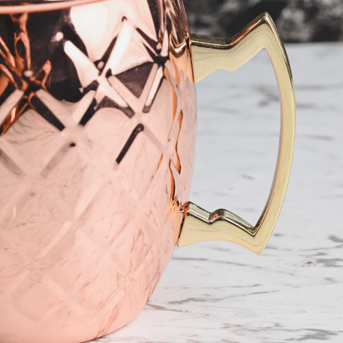 Moscow Mule Diamond 500ml Rose Gold Mug 2