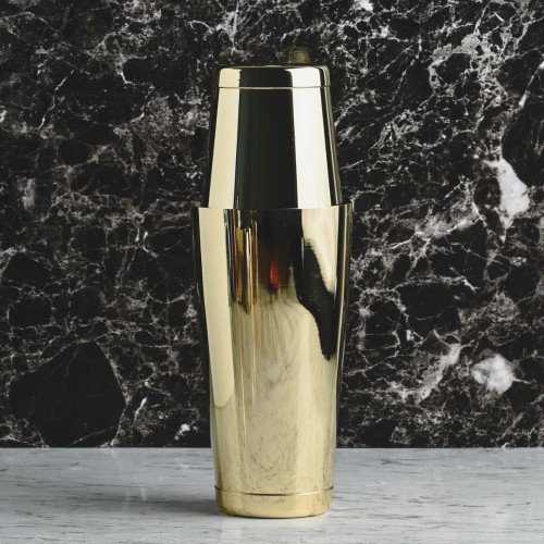 Boston Cocktail Shaker 550ml Gold