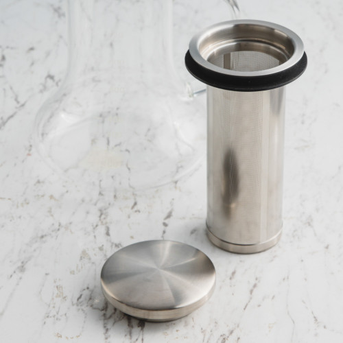 Glass Coffee Brewer w Build-In Filter Tube 700ml 3