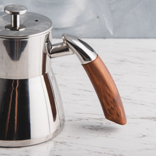 Pour Over Gooseneck Kettle Light Silver 800ml 3