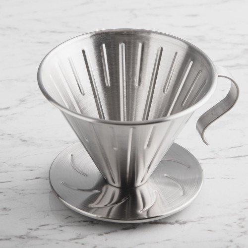 Metal Coffee Dripper w/ Handle 4