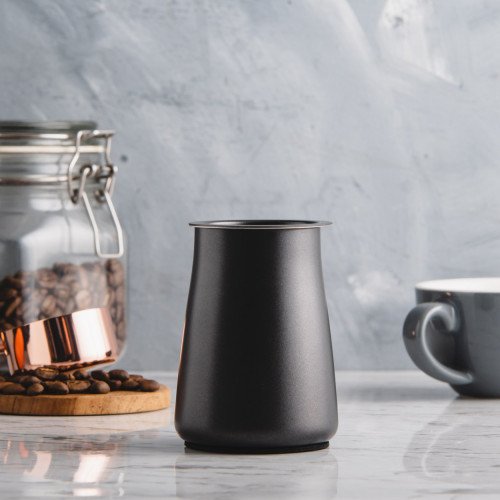 Coffee Powder Sieve Strainer Cup Black 5