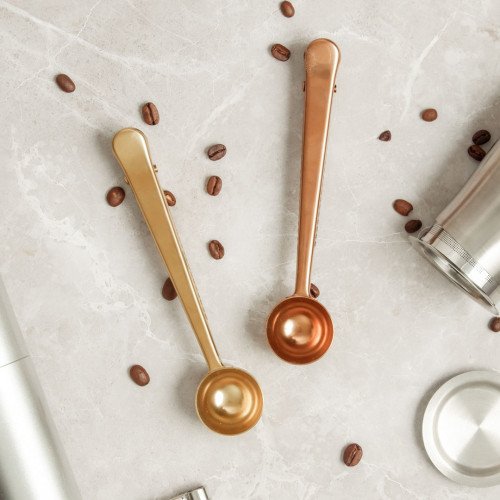 Stainless Steel Measuring Spoon - Rose Gold 2