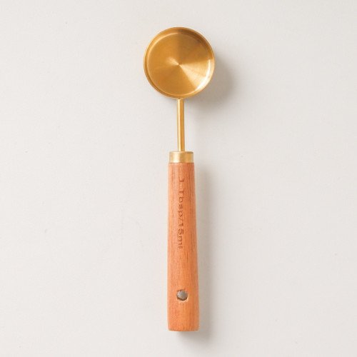 Set of 8 Measuring Spoon - Walnut Handle 12
