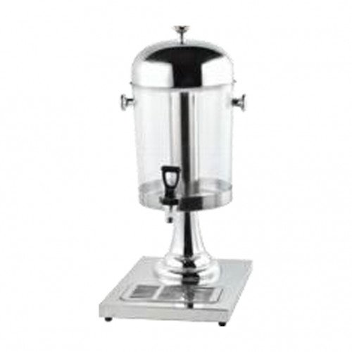 Juice Dispenser PE Barrel Silver 8L