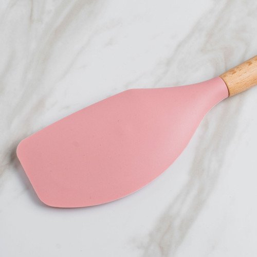Magic Pink Silicone Scrapper Spatula 3