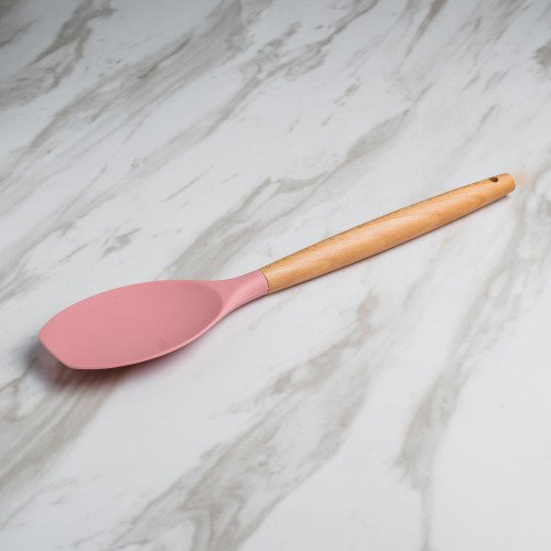Magic Pink Silicone Flat Top Spatula 2