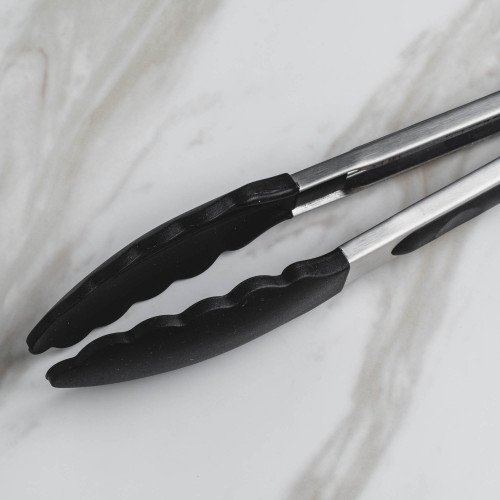 Neo Black Silicone Food Tong 3
