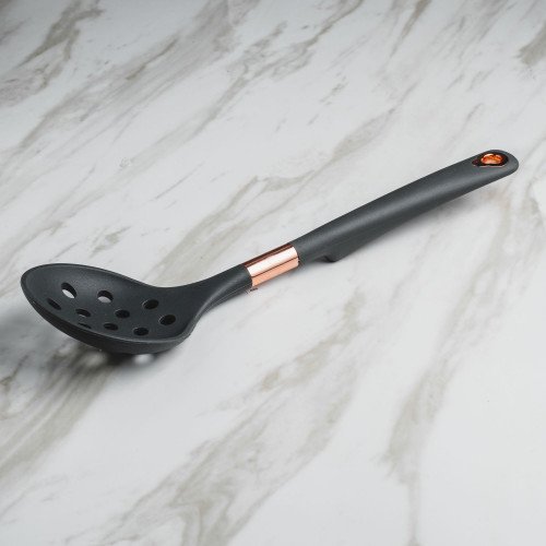 Rose Gold Silicone Slotted Spoon 02 3