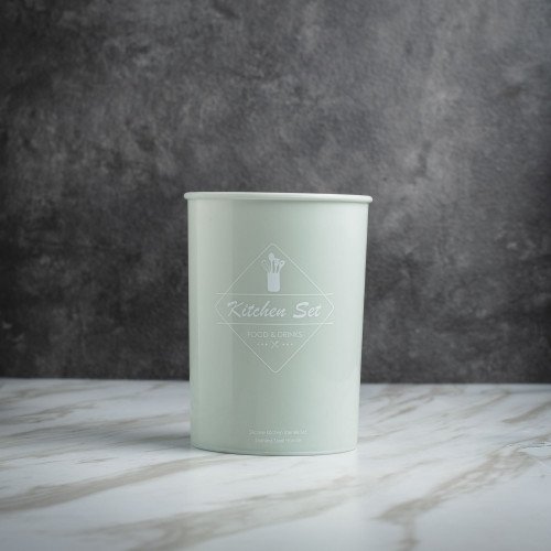 Pistachio Green Kitchen Utensils Bucket