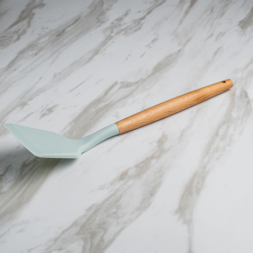 Pistachio Green Silicone Frying Spatula 3