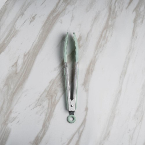 Pistachio Green Silicone Food Tong